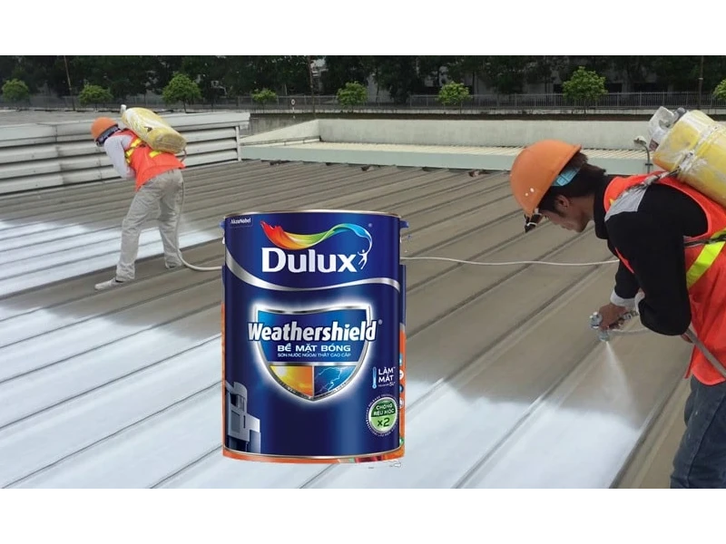 Sử dụng sơn chống nóng cho mái nhà