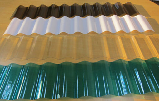 Màu thông dụng của tôn nhựa lấy sáng PVC