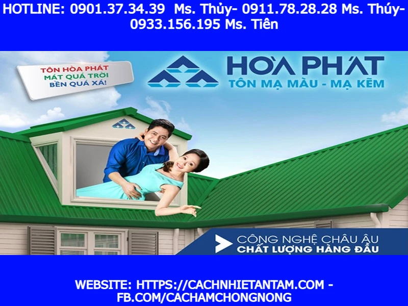 Công ty TNHH Tôn Hòa Phát là 1 thành viên của tập đoàn Hòa Phát (HPG)
