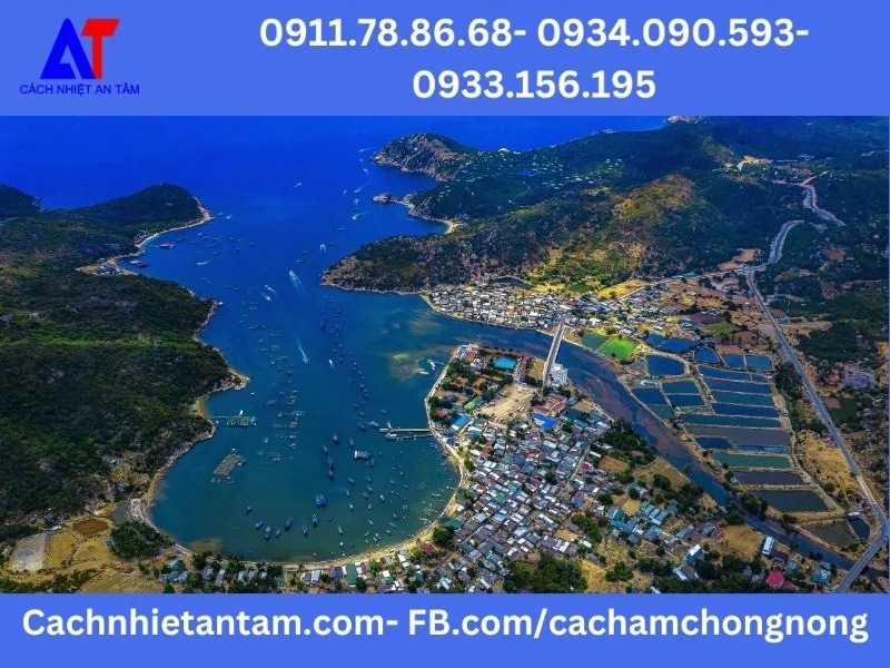 Một góc tỉnh Ninh Thuận chụp trên cao