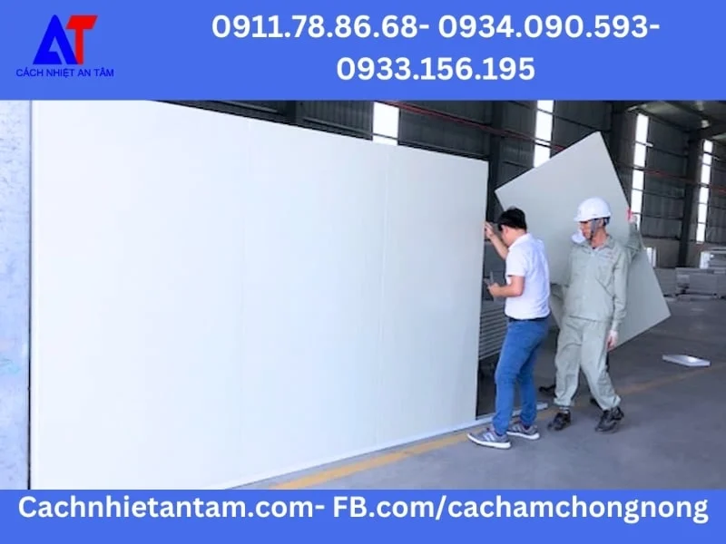 An Tâm thi công vách panel nhà xưởng các tỉnh miền Tây uy tín