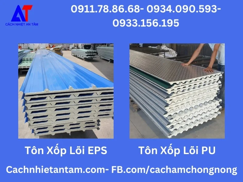 Hai loại tôn cách nhiệt thông dụng hiện nay