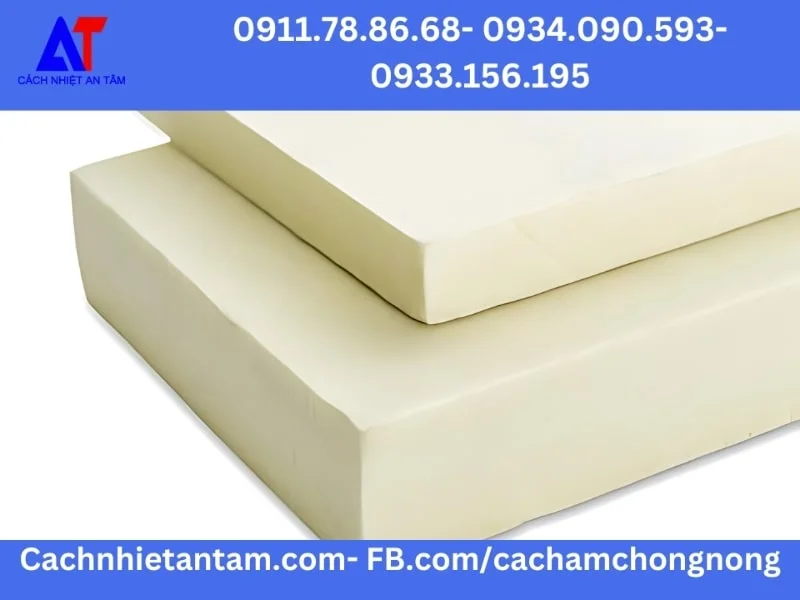 Tấm cách nhiệt PU foam xốp là một loại vật liệu xây dựng thông dụng.