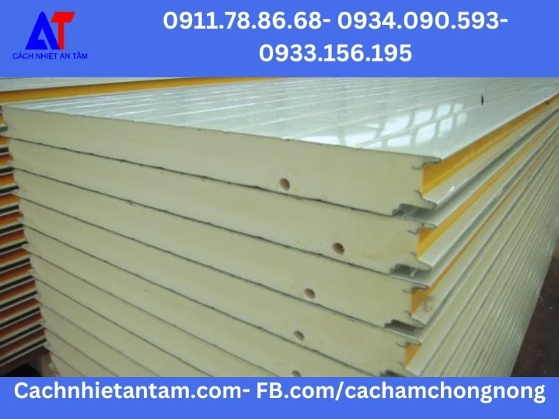 Tấm panel cách nhiệt dùng cho vách nhà xưởng