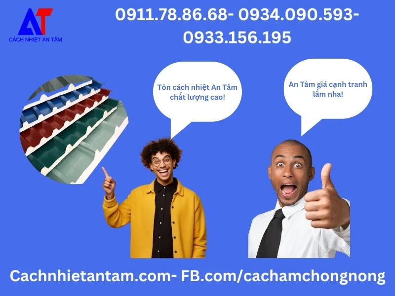 Giá tôn cách nhiệt tỉnh Bình Phước rất cạnh tranh