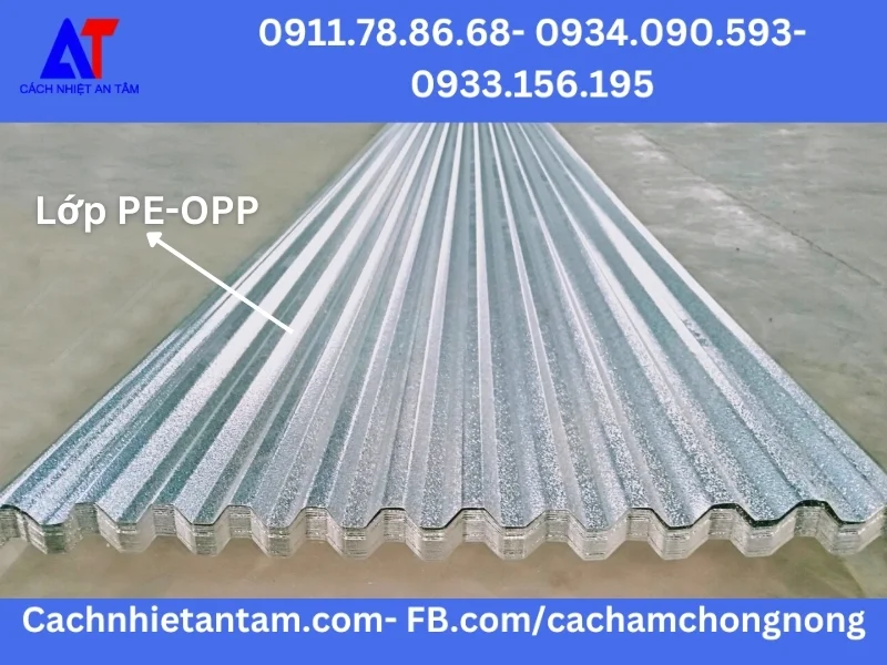 Tôn cách nhiệt PE OPP