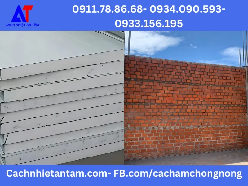 So sánh tường panel và tường gạch