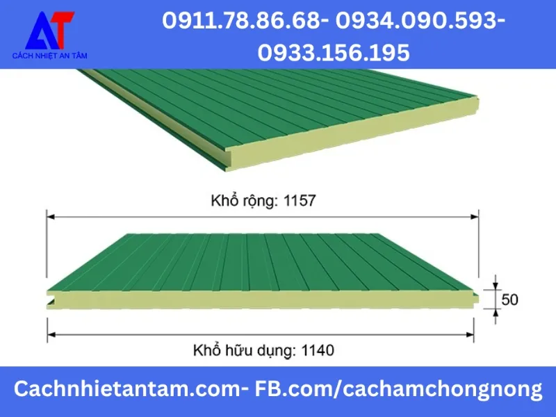 Cấu tạo cơ bản của tấm panel cách nhiệt 