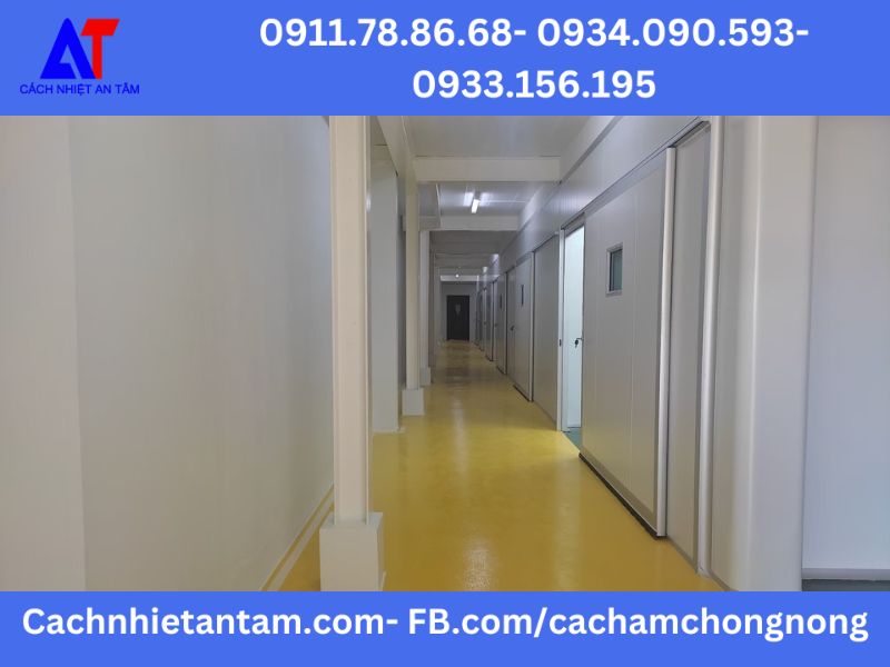 Ứng dụng làm cửa panel cách nhiệt