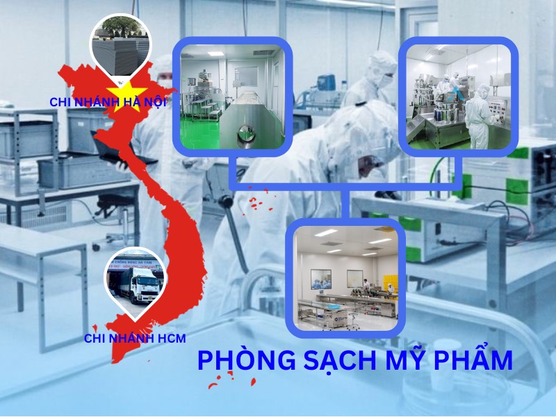 Panel Cách Nhiệt Cho Nhà Máy Mỹ Phẩm