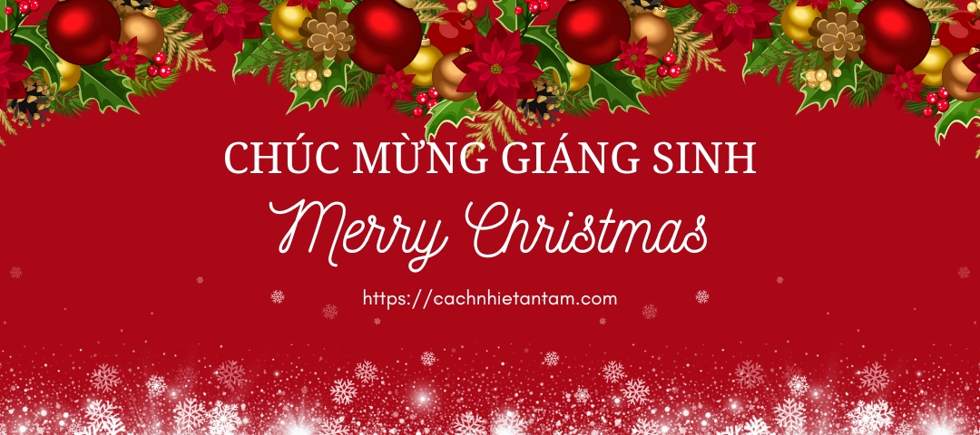 An Tâm chúc mừng ngày lễ giáng sinh Merry Chirstmas