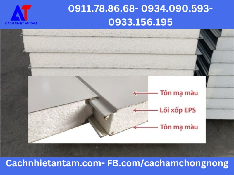 Cấu tạo tấm panel cách nhiệt điện lạnh