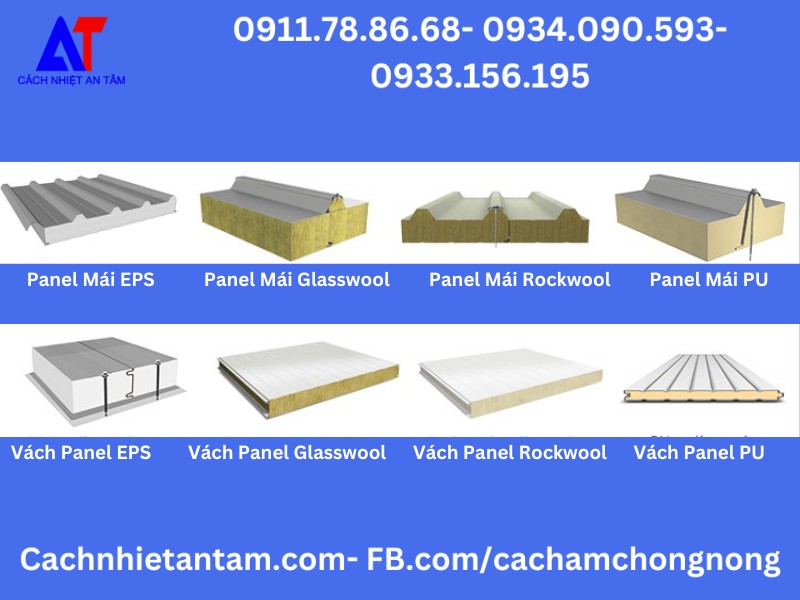 Phân loại tấm panel cách nhiệt