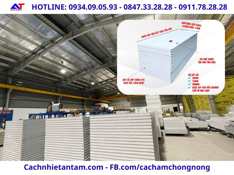 Cấu tạo tấm panel cách nhiệt