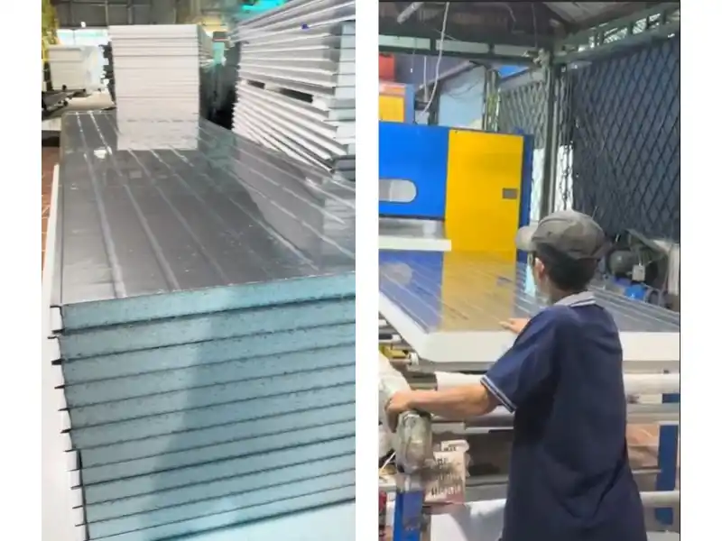 Panel Inox 14 Cách Nhiệt An Tâm sản xuất tấm panel inox